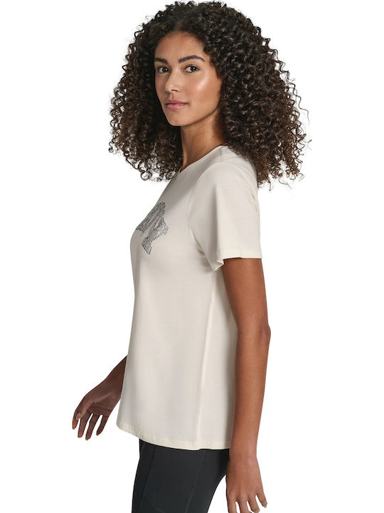 DKNY Women's T-shirt En2/egg Nog