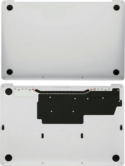 Unterseite Für Macbook Pro 13" A1708 2016-2017 Oem Neu Silber
