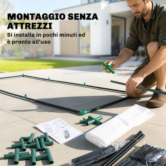 845-305V01WT Θερμοκήπιο Τούνελ 2x1x0.8m