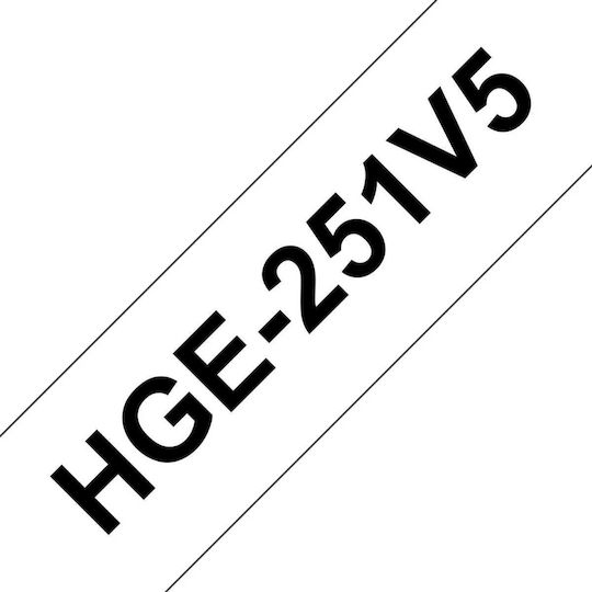 Brother P-touch P-touch Ταινία Ετικετογράφου 8m x 24mm σε Μαύρο Χρώμα