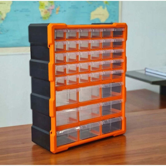 Vorel Συρταριέρα Εργαλείων Plastic with 39 Drawers W47.5xD38xH16cm