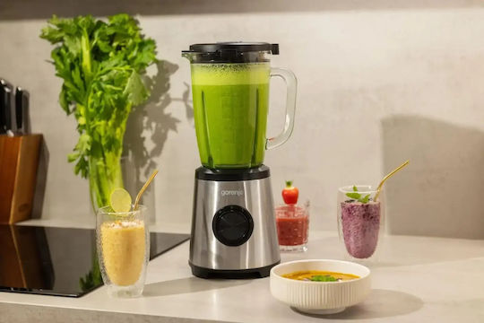Gorenje Blender cu Cană din Oțel Inoxidabil 1,75 l 1300W Negru B1300E
