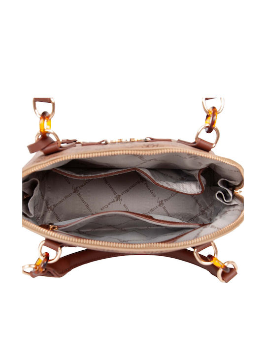 Damentasche Handtasche Crossbody Beige