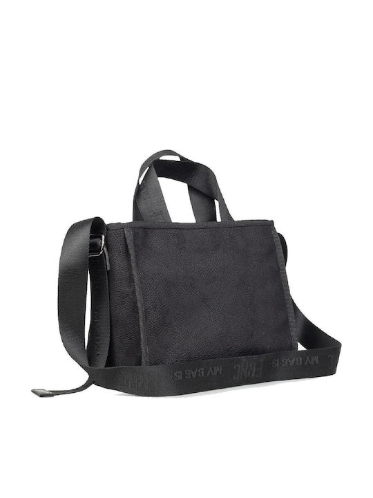 Black Fabric Women's Tote Bag