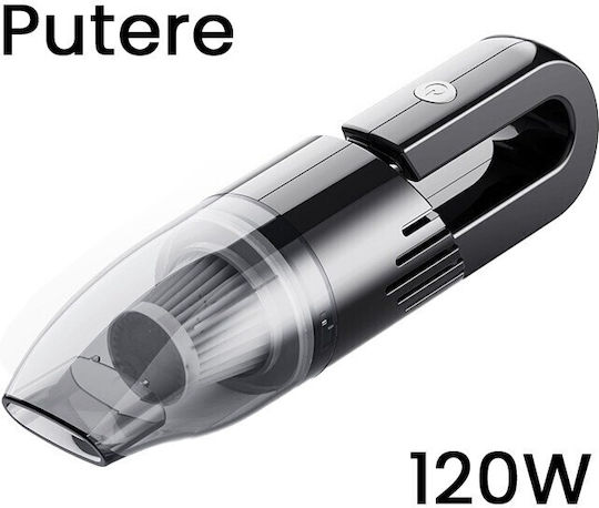 Aspirator Auto Wireless Charging Flippy Aspirator Auto Casă Utilizare Dublă 120 W Putere 30 X 7.5 X 7.5 Cm Negru