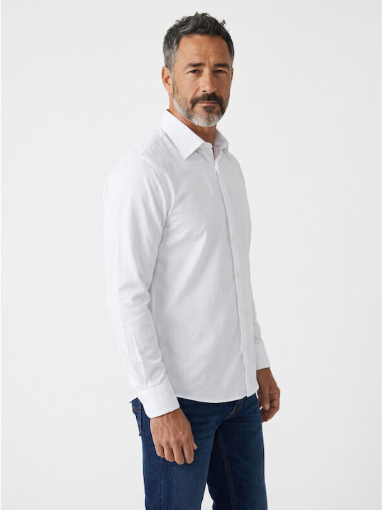 Long Sleeve Shirt in Regular Fit White