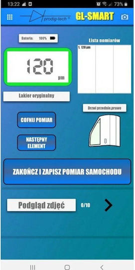 Prodig-tech GL-SMART-2 Aparat De Măsurat Grosimea Vopselei De La 0 Până La 2000µm