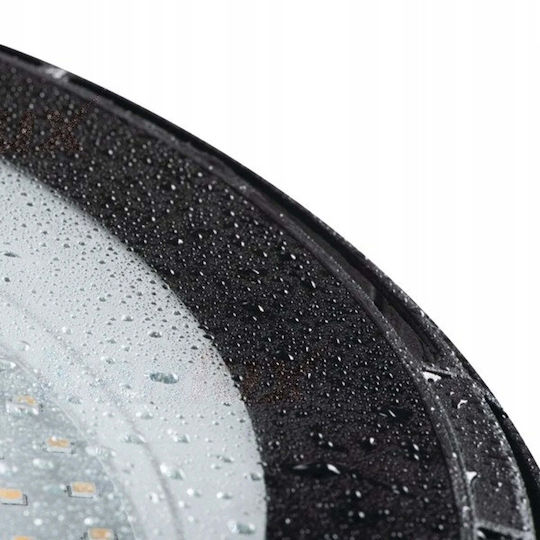 Kanlux Kommerzielle Glockenlichter 100W Naturweiß 10000lm mit Eingebaute LED Schwarz