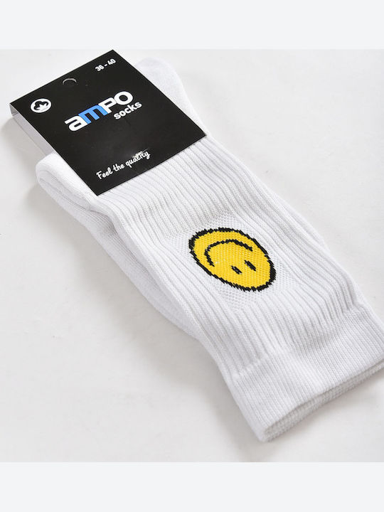 Ampo Socks Κάλτσες Λευκό