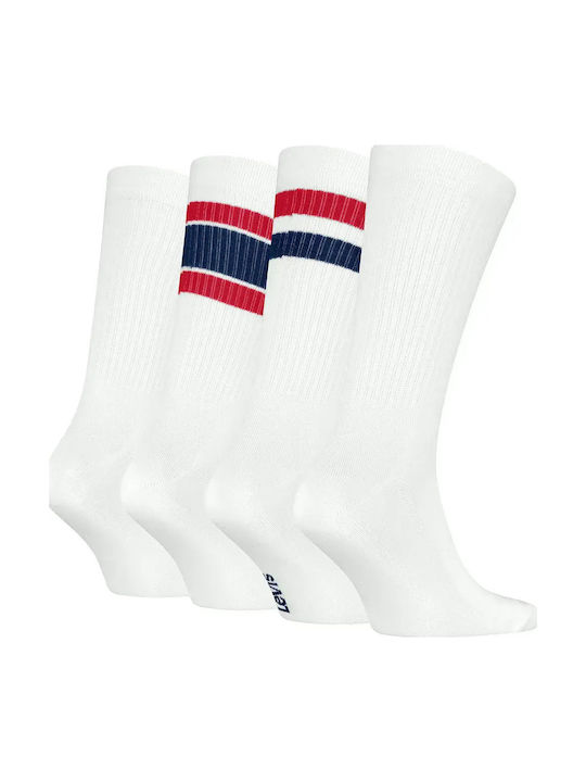 Levi's Combo Ανδρικές Κάλτσες White Combo 4Pack Levi's Combo Ανδρικές Κάλτσες White Combo 4Pack