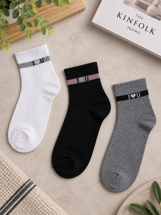 Yookie Γυναικείες Κάλτσες Πολυχρωμο 3Pack Yookie Γυναικείες Κάλτσες Πολυχρωμο 3Pack