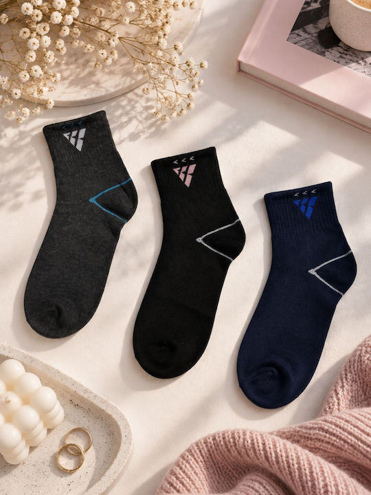 Yookie Γυναικείες Κάλτσες Πολυχρωμο 3Pack Yookie Γυναικείες Κάλτσες Πολυχρωμο 3Pack