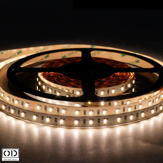 LED-Streifen USB 5V Warmes Weiß Licht 5m mit Bewegungssensor & Netzteil