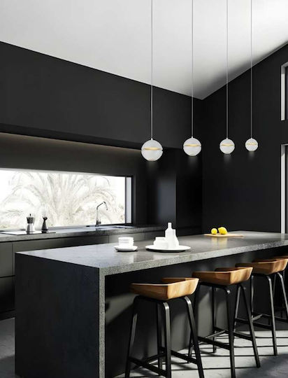 Atman LED Κρεμαστό Φωτιστικό Μαύρο 7x7εκ. Atman LED Κρεμαστό Φωτιστικό Μαύρο 7x7εκ.