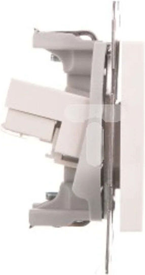 Panasonic Telefonsteckdosen Mechanismus Einzeln in Weiß Farbe 90967013