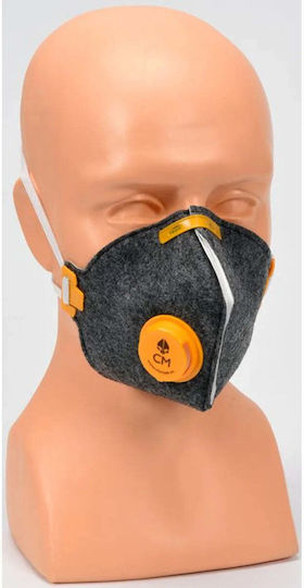 Vorel Maske Halbes Gesicht Schwarz