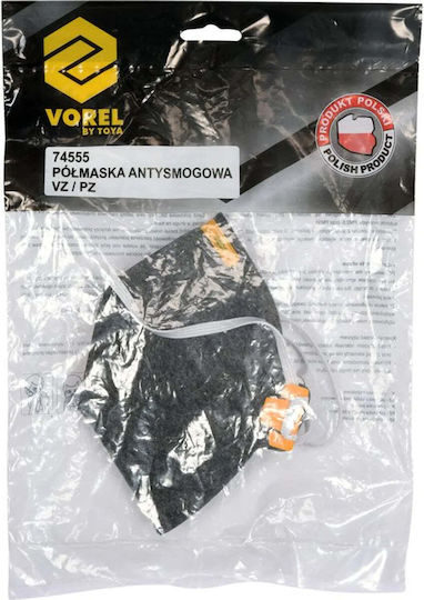 Vorel Maske Halbes Gesicht Schwarz
