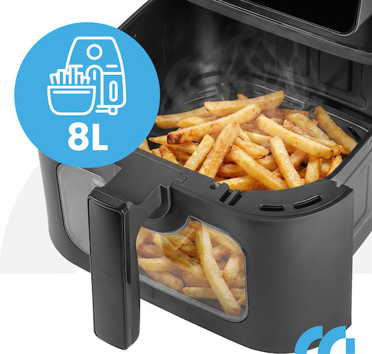 MalTec Air Fryer 8lt Μαύρο