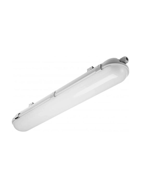 Gtv Waterproof Outdoor Ceiling Light With Built-In Led In White Colour