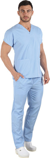 Beunique Beunique Männliches Medizinisches Hosen Hellblau