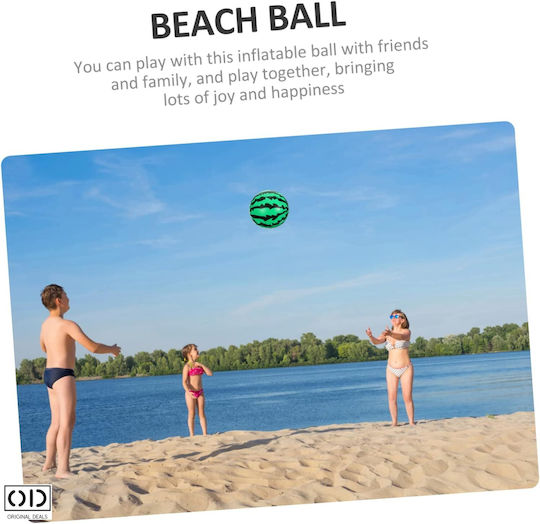 Minge De Plajă Apă Piscină Design Pepene Verde Cauciuc Pvc Diametru 24 Cm Fără Supapă Original Deals