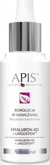 Apis Natural Cosmetics Serum Hyaluron 4D pentru Fata cu Acid Hialuronic pentru Strălucire 30ml