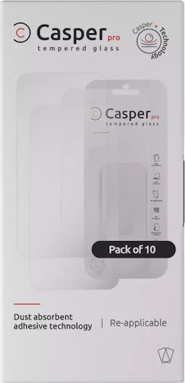 Casper Pro Tempered Glass 10τμχ (iPhone 18 Pro Max / 17 Pro Max / 16 Pro Max)