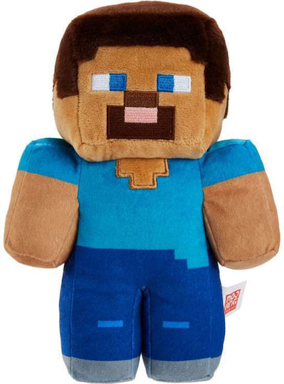 Mattel Plüsch- und Kuscheltiere Minecraft Steve 23 cm