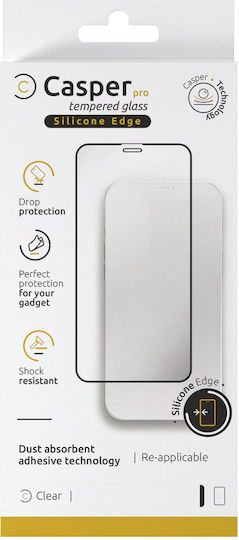 Casper Pro Silicone Tempered Glass (iPhone 12 / 12 Pro)