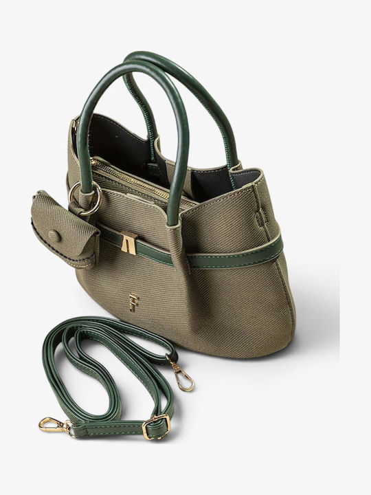 Fraugela Damen Schultertasche Khaki