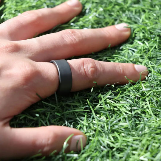 Ultrahuman Air Smart Ring 24mm Waterproof cu Pălmoograf Gri Mat