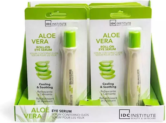 IDC Institute Aloe Vera Cooling & Soothing Roll On Soothing Serum Eyes 18ml