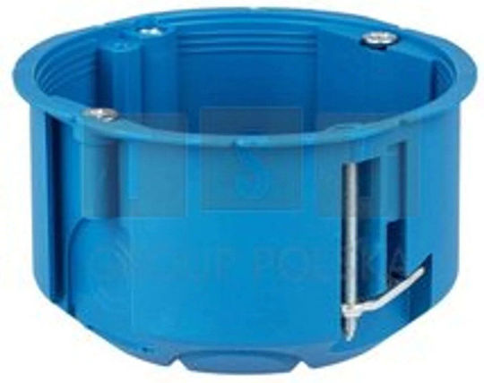Simet Gemauertes Anschlussdose für Gipskarton IP20 in Blau Farbe