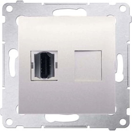Kontakt-Simon Priză HDMI Simon 54 Crem Dghdmi.01/41