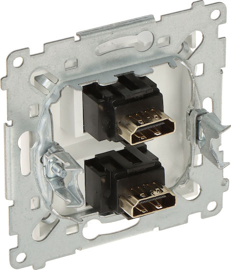 Kontakt-Simon Priză HDMI Albă DGHDMI2.01/11