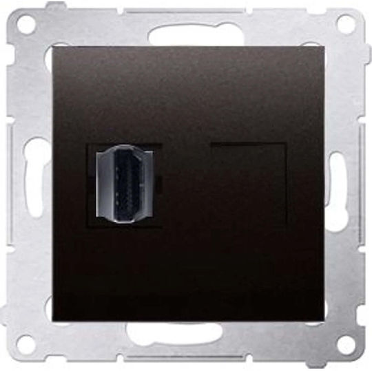 Kontakt-simon Hdmi Socket Simon 54 Anthracite Dghdmi.01/48