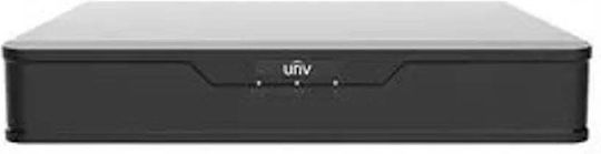 Хибриден XVR 8-канален аналогов HD 5MP Lite + 4-канален IP 4MP аудио по коаксиален H.265 UNV XVR301-08G3