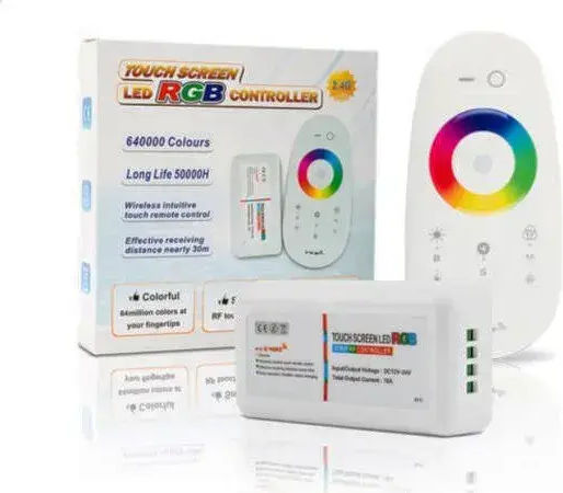 Atman Wireless Dimmer and RGB Controller Touch RF with Remote Control 216W 12V and 432W 24V CON-00100