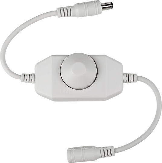 Eurospot Бял Въртящ LED Димер За Линия DC 12-24V EU6276