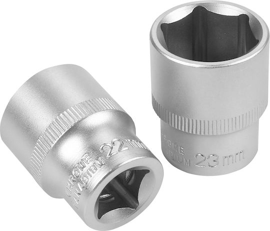 Kraft & Dele Ratschen- und Steckschlüssel-Set 1/4" & 1/2" & 3/8" 10 Stück
