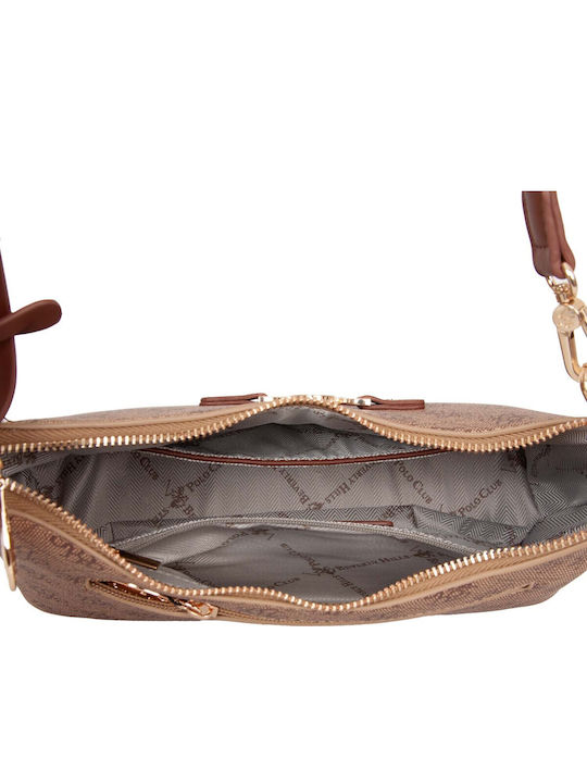 Damentasche Schulter Beige
