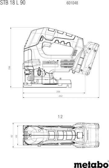 Metabo STB 18 L 90 Fierastrău Reciprocant Solo