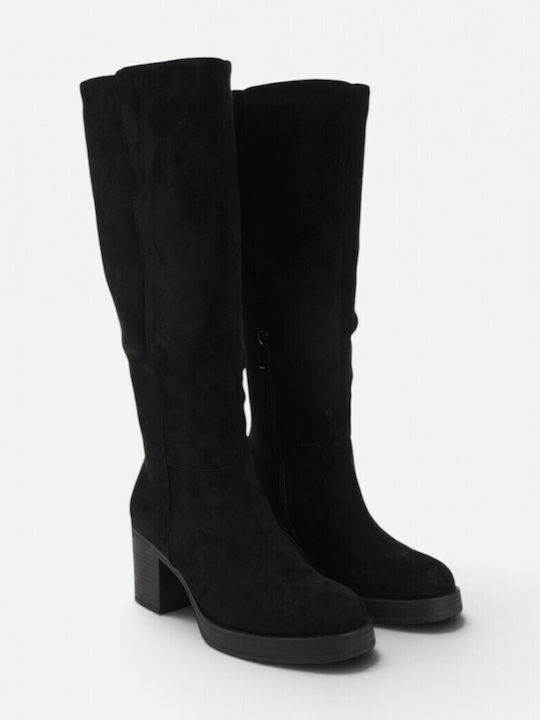 Suede Women's Black Boots