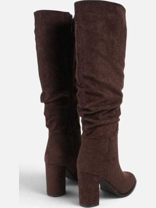 Suede Women's Brown Boots