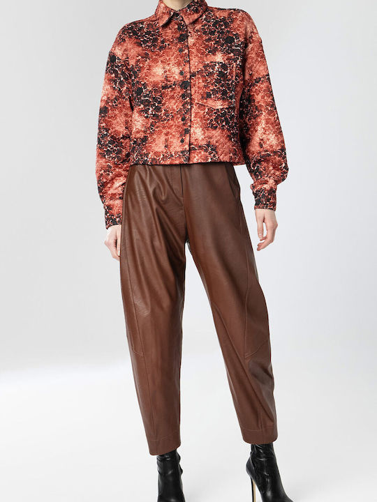 Women's Brown Suit in a Loose Fit