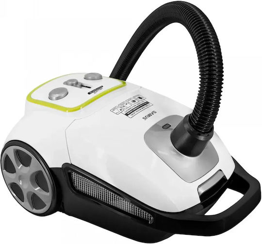 Samus Deluxe Aspirator Electric 700W cu sac 3lt Albă