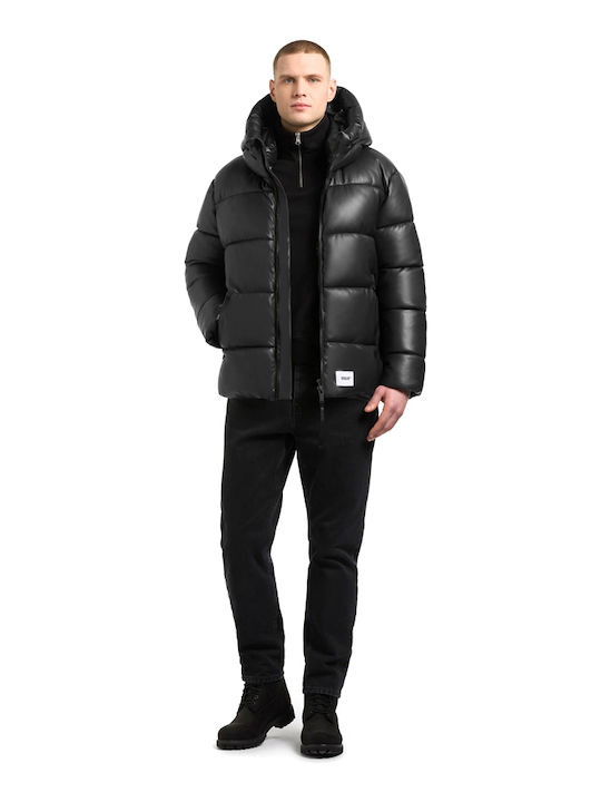 Winter Puffer Wasserdicht Schwarzes
