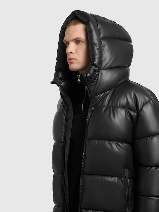 Winter Puffer Wasserdicht Schwarzes