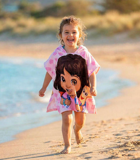Cerda Kinder Strandponcho Dora 55x53 Aus 3+ Jahren