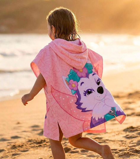 Cerda Детско хавлиено пончо Paw Patrol Skye 55x54 см 3+ години